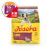 Josera Mini Adult Lamb for small breed dogs needing a grain-free diet with a single source of meat protein with new bag design