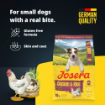 Josera Mini Adult Chicken & Rice with lots of meat for small breed dogs product features
