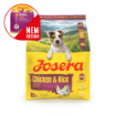 Josera Mini Adult Chicken & Rice with lots of meat for small breed dogs new bag design