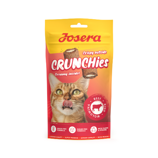 Josera Crunchies Beef grain-free low calorie cat treats