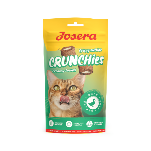 Josera Crunchies Duck grain-free low calorie cat treats