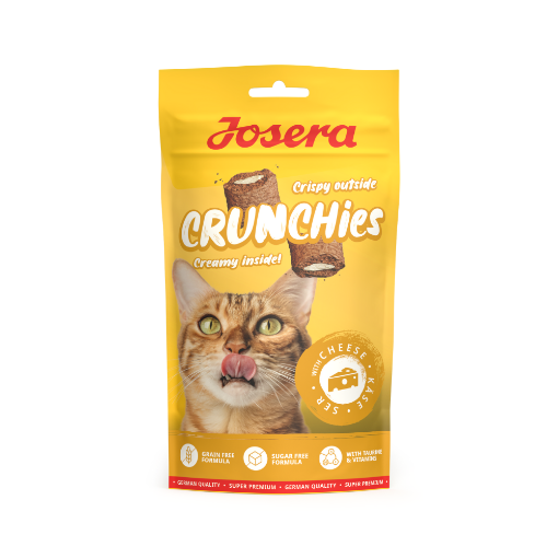 Josera Crunchies with Cheese grain-free low calorie cat treats