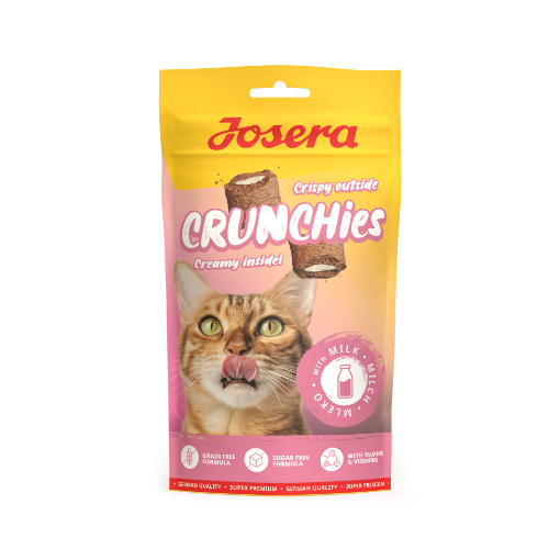 Josera Crunchies with Milk grain-free low calorie cat treats