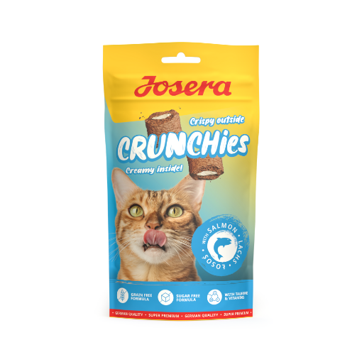 Josera Crunchies Salmon grain-free low calorie cat treats