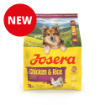 Josera Mini Senior Chicken and Rice for all small breeds gluten free and salmon oil omega 3 new bag design