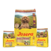 Josera Mini Adult Duck and Potato for small breeds needing grain-free food and a single source of meat protein in 10kg, 3kg and 0.9kg bags
