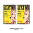 Josera Meat Lovers Pure Multipack grain free complete pure meat wet food for adult dogs 6x400g variety pack including pure chicken