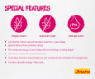 Josera Indoor grain free complete cat food for indoor and sterilised cats special features